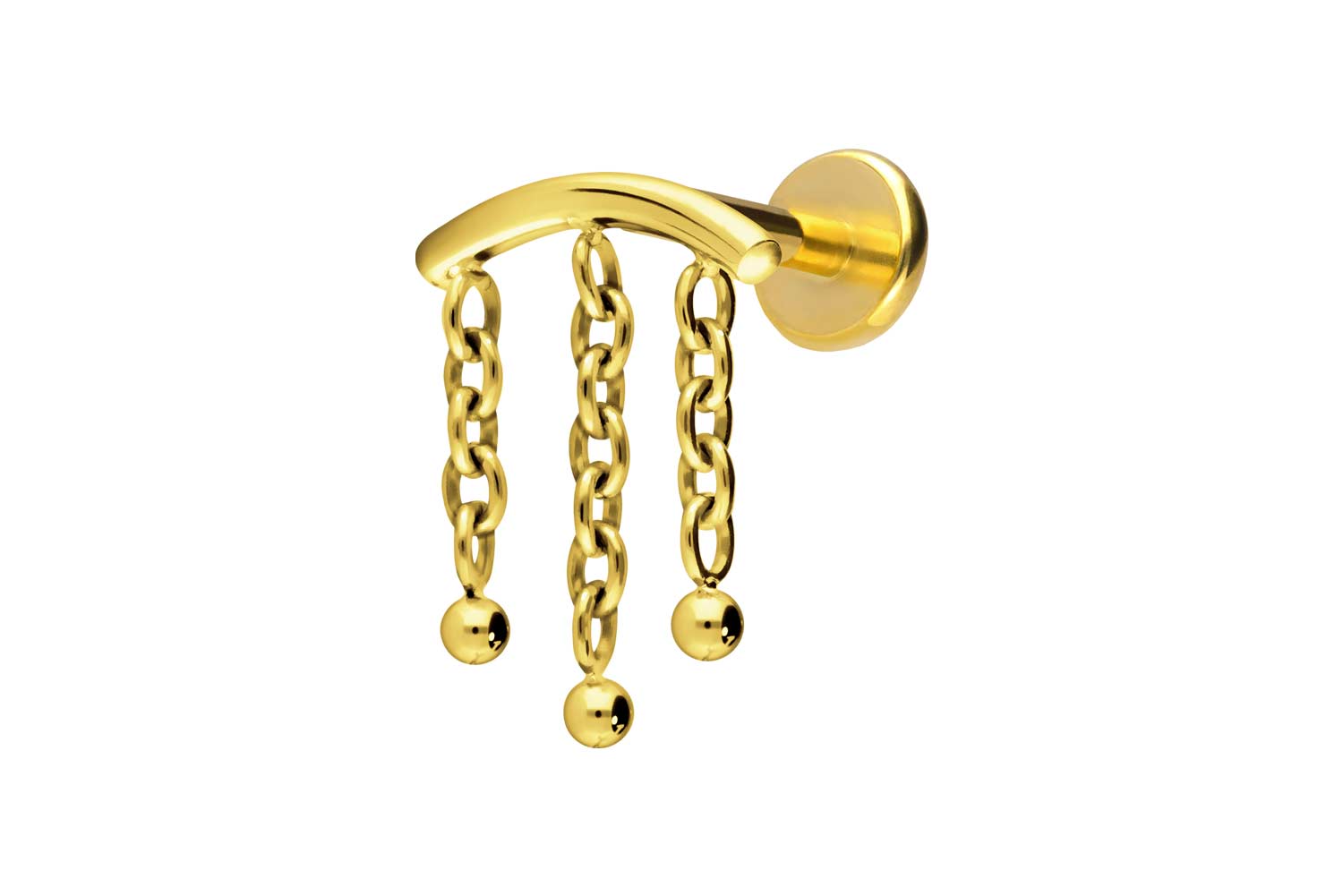 Titan Labret mit Push Fit BOGEN + 3 KETTEN